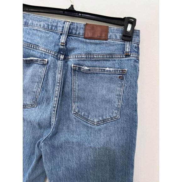 Madewell Classic Straight Jeans in Peralta Wash 28 5 pocket mom jeans high rise - Picture 2 of 5